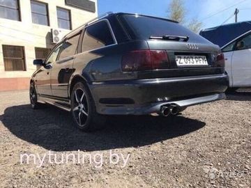 Юбка на задний бампер для Audi a6c4