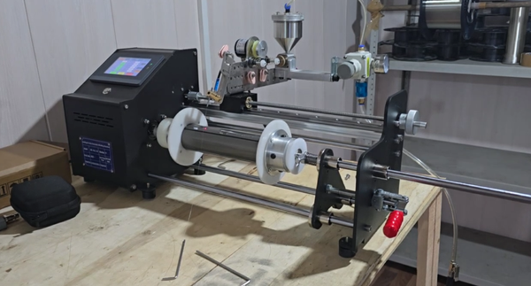 Окопный станок с лазером (внутренняя размотка)