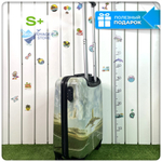 Маленький чемодан из поликарбоната, Самолёт на взлёт, S+