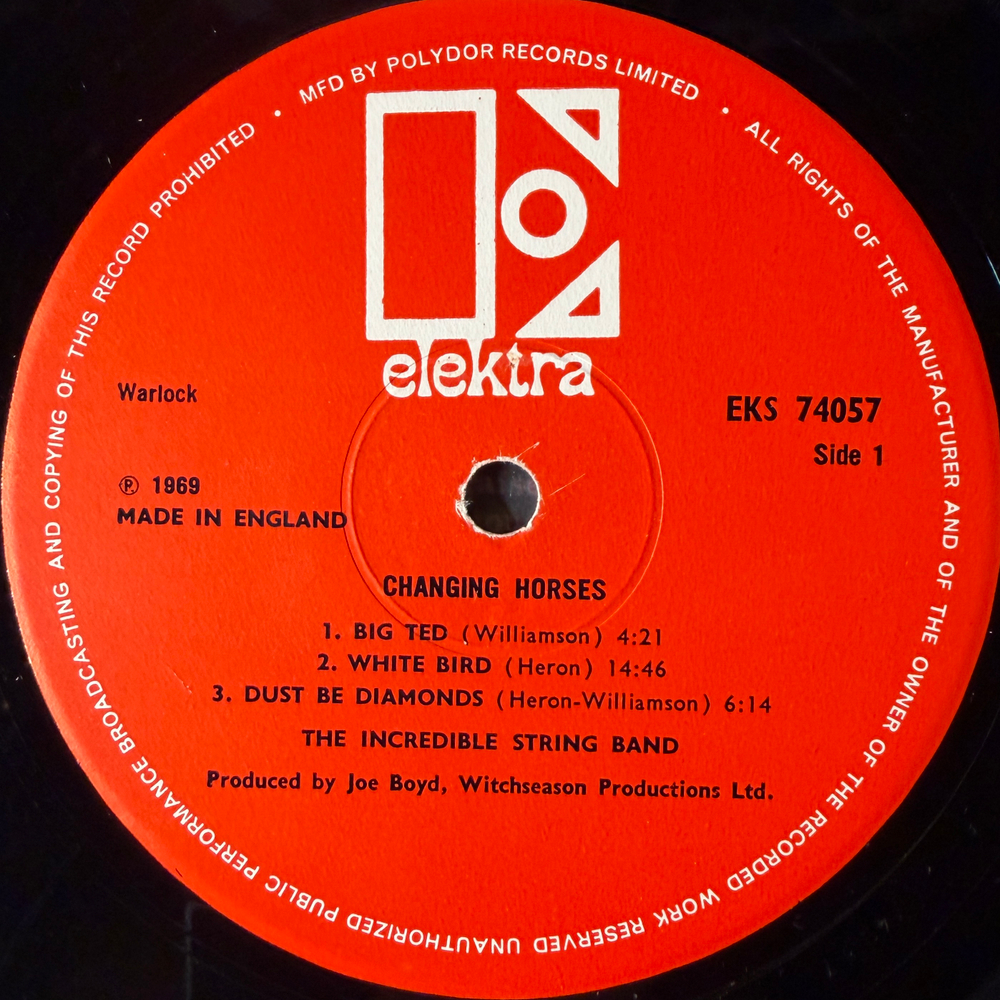 The Incredible String Band ‎– Changing Horses (Англия 1969г.) Т