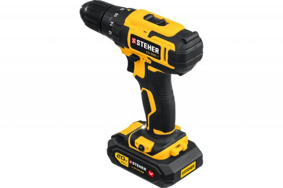 Аккумуляторный шуруповерт "STEHER" CD-200-2