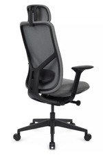 Кресло Riva Антлер EAN-001A Черный пластик/Серый