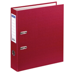 Папка-регистратор OfficeSpace, 70мм, бумвинил, с карманом на корешке, бордовая