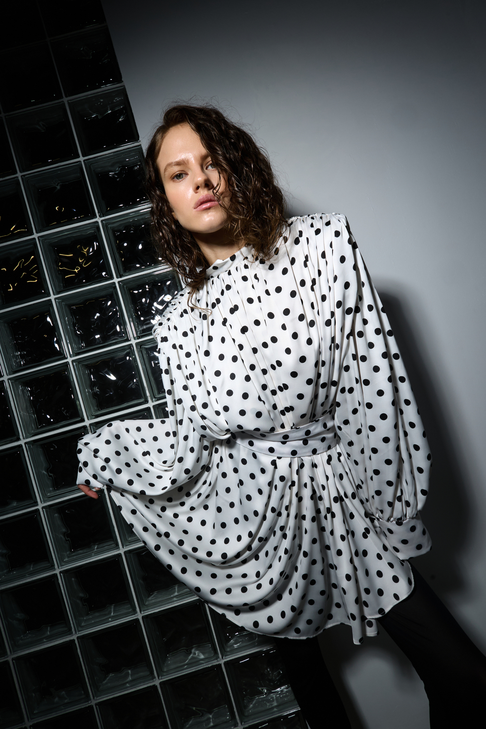 Платье-блуза в горох Invitation