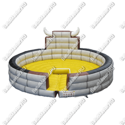 Надувной батут для аттракциона Родео "Рога и копыта", 5*5*3 м