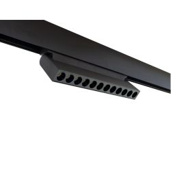 Магнитный трековый светильник ЭРА TRM20-4-22-12W4K BK светодиодный 12Вт 4000К черный | Магнитные трековые светильники