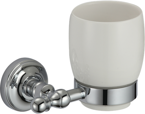 31060 Стакан стекло (настенный) GANZER (20/1шт)