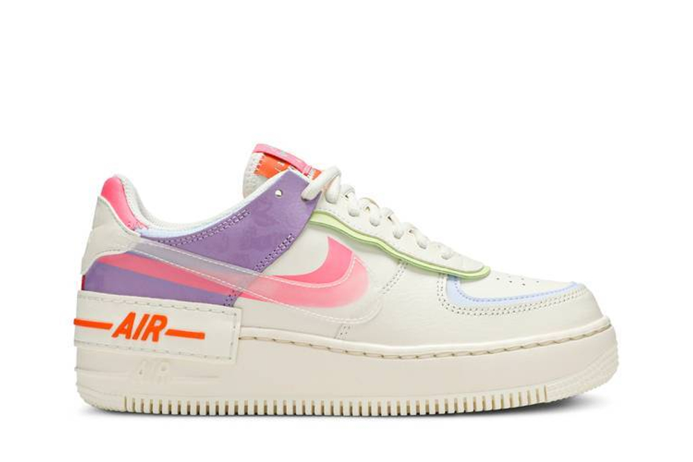 Кроссовки Nike Air Force 1 Shadow Pu (Женская размерная сетка)