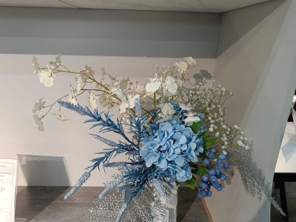 Цветы искуственные декоративные малые букеты