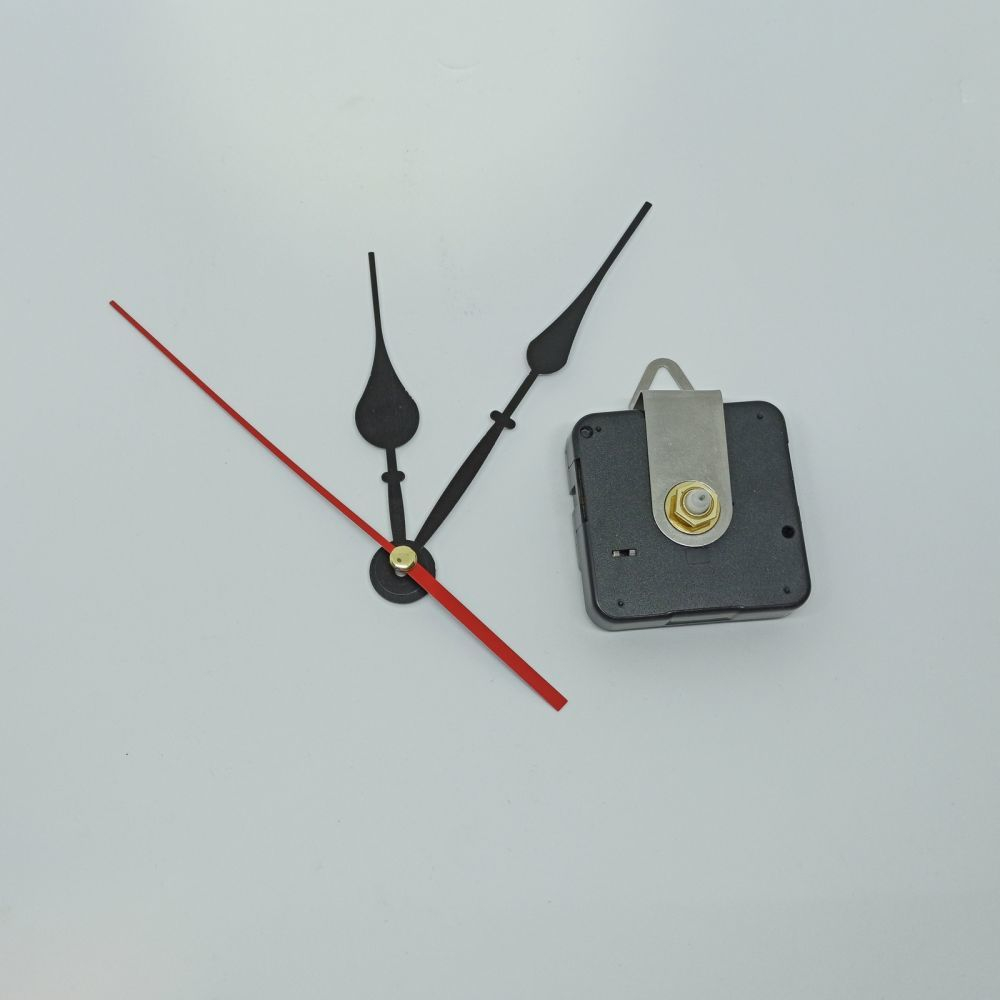 `Часовой механизм, шток 12 мм, со стрелками №03