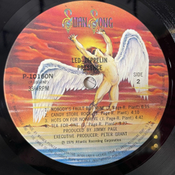 Винтажная виниловая пластинка LP Led Zeppelin Presence (Япония 1976) (Без Оби) Achilles Last Stand