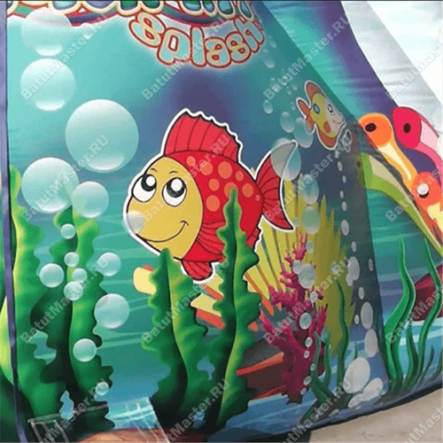 Надувная горка "Голубой марлин"