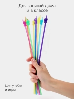 Набор указок Pick Me из 10 шт. с пальцем, длина 30 см., разноцветная полупрозрачная