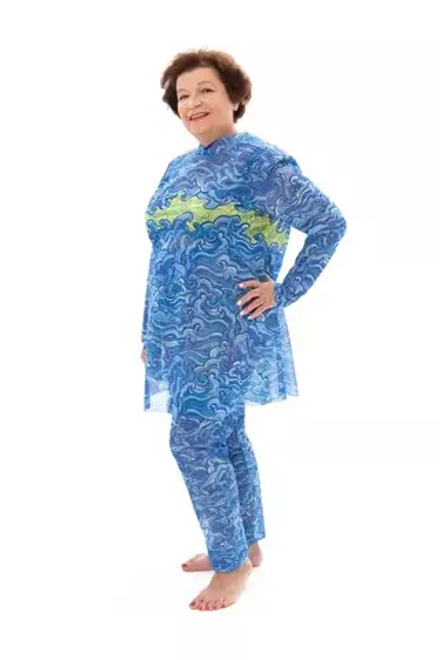 Буркини с капюшоном "Волна"