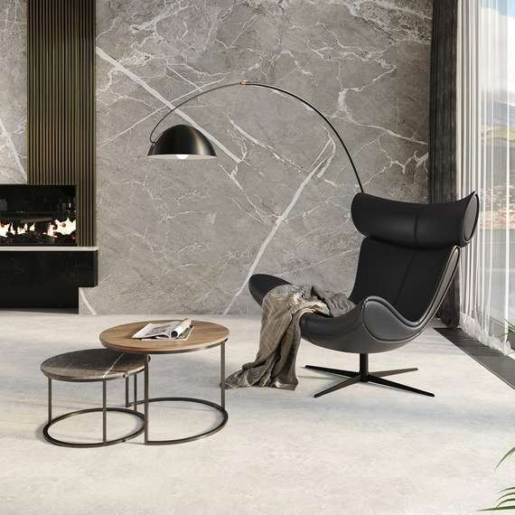 Кресло Toro, чёрная экокожа