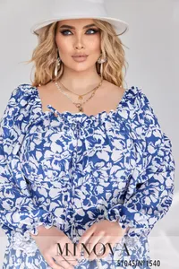 Платье 1540-синий Minova