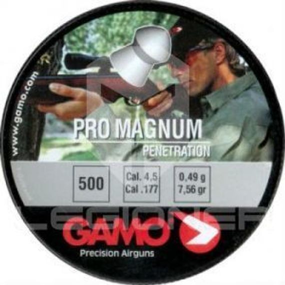 Пули для пневматики Gamo ProMagnum cal.4,5 500 шт. 0,49гр.