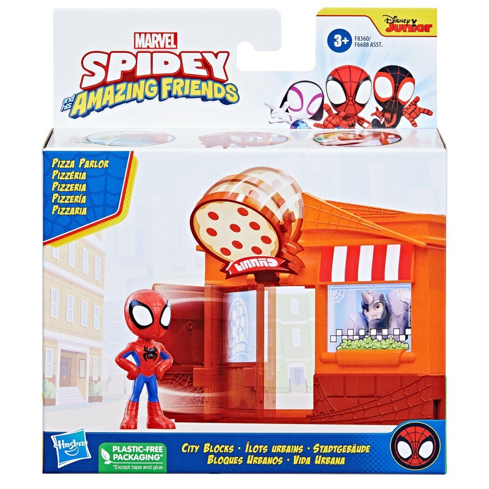 Hasbro Spidey Amazing Friends - Набор "Пиццерия" + фигурка Спайди F8360 / артикул   F6688 F8360  / GTIN 5010996139153