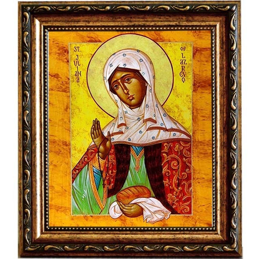 Иулиания Лазаревская, Муромская праведная. Икона на холсте.