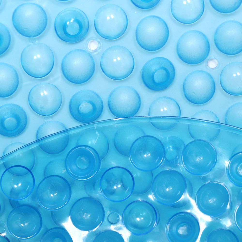 Коврик для ванной, антискольз, 0.38х0.69 м, ПВХ, син, Y3-678