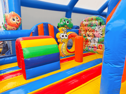 Коммерческий надувной батут «Добрые зверята», 5*5*3.5 м