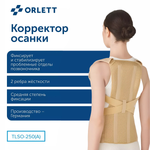 Корректор осанки (корсет) для взрослых ORLETT TLSO-250(A)