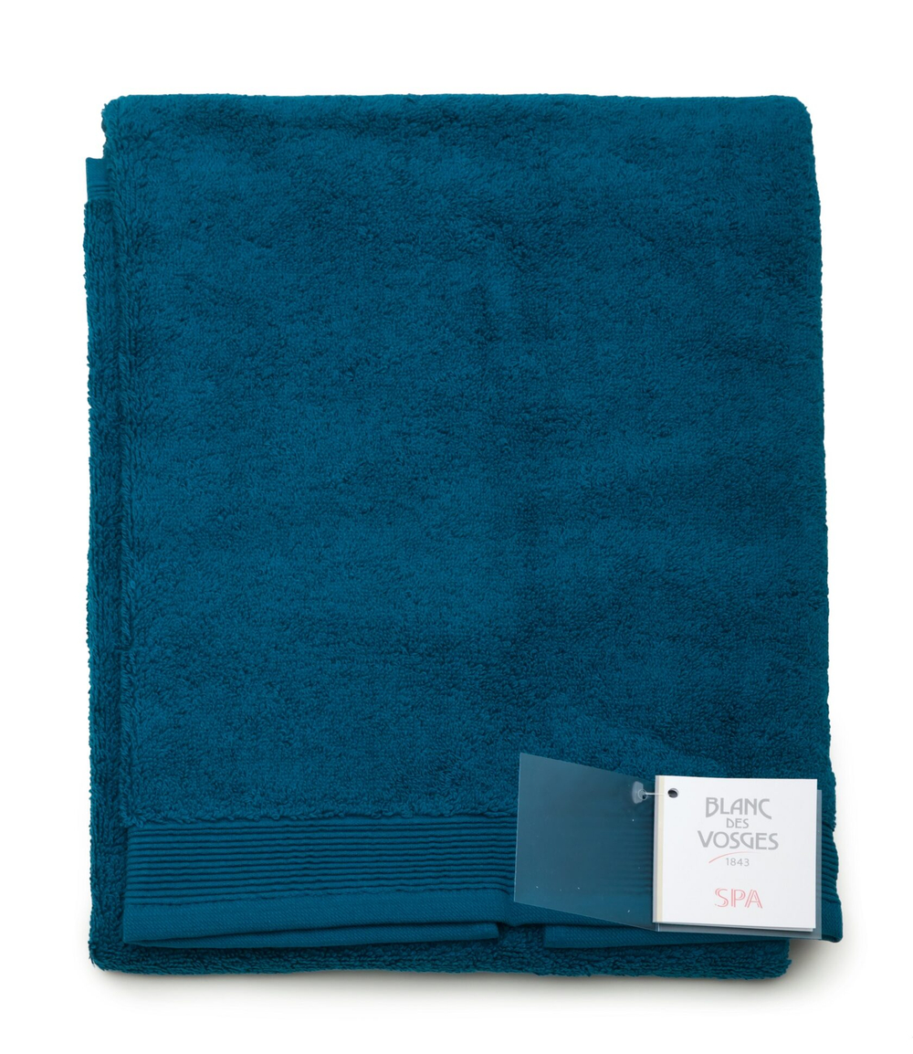 Полотенце UNI CEDRE темно Blanc des Vosges 70x140 Бирюзовый
