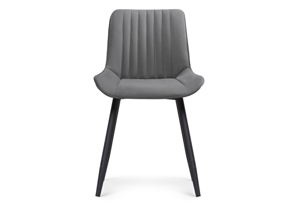 Стул на металлокаркасе Седа темно-серый / черный