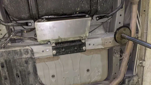 Защита адсорбера (2 мм, сталь) для Honda Stepwgn 2017-2022 (V - 2.0 AT FWD) Sheriff.09.5199