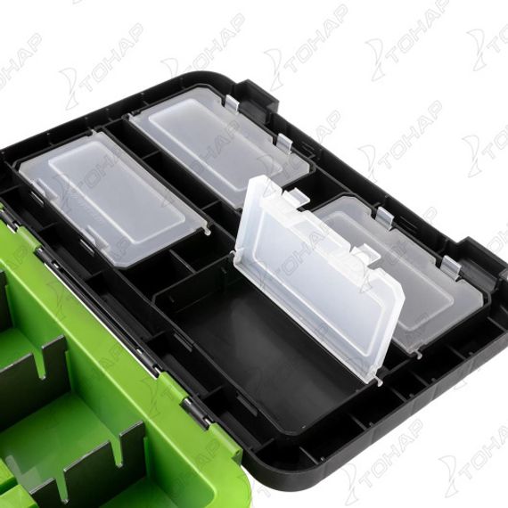 Ящик зимний Helios "FishBox" (19л) зеленый