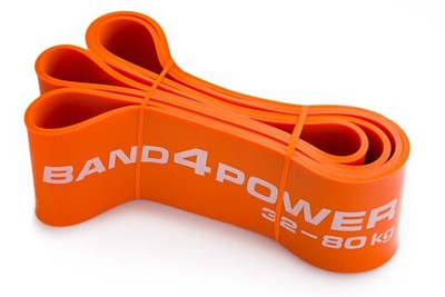 Тренировочная резина Band4Power оранжевая 32-80 кг.