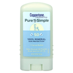 Coppertone, Pure & Simple, солнцезащитный стик, SPF 50, какао-масло, 13,9 г (0,49 унции)