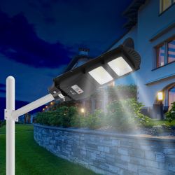 ЭРА Консольный светильник на солн. бат.,SMD,с кронштейном, 40W, с датч.движ., ПДУ,700lm, 5000К, IP66