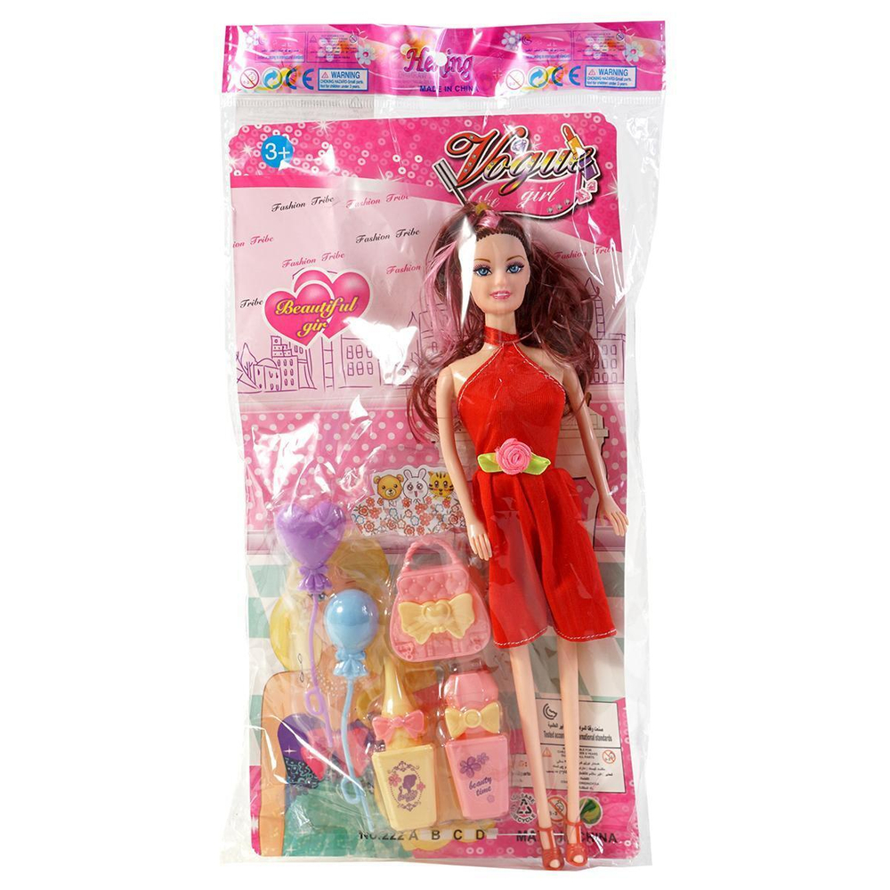 Кукла тип Модель 32см с аксесс., пакет 222-1