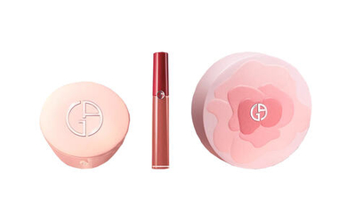 AMANI Brand-New Nude Pink Red Tube Air Cushion Makeup Sets Brightens Skin Tone Lambskin #2+Velvet Матовыйe Lip Gloss #321