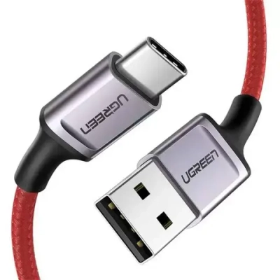 Кабель USB 2.0 - USB C, 480Mbps, 6A, Huawei SuperCharge, 1m, UGREEN 20527