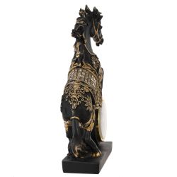 GAEM Фигурка декоративная "Лошадь" с часами (AAAx1,н/п), L15 W5 H22 см