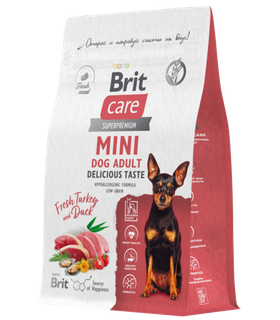 Brit Care Mini Adult Индейка/Утка 1,5кг.