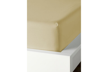 Простынь GoodNight Сатин 180х200х20 Шампань на резинке