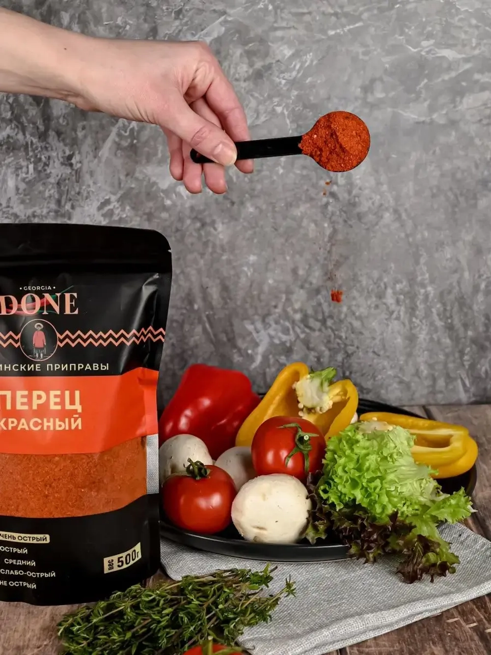 Красный перец молотый