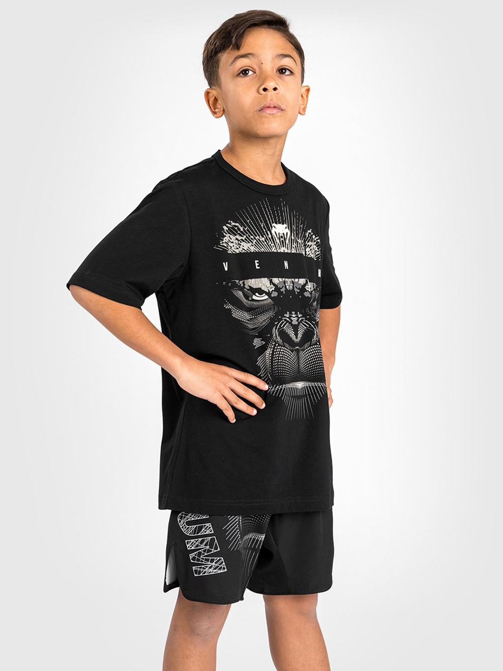 Футболка детская Venum Gorilla Jungle Black/White