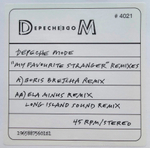 Depeche Mode / My Favourite Stranger (Remixes)(Limited Edition)(12" Vinyl Single)