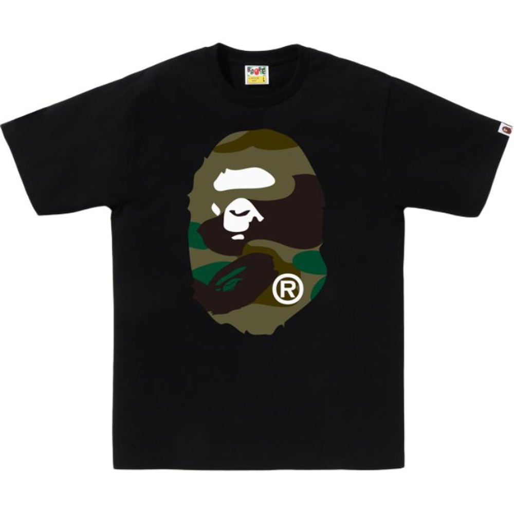 A Bathing Ape Giant 1st Camo Big Ape Head Tee