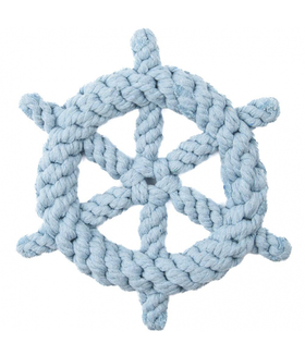 Mr.Kranch Игрушка для собак Штурвал из каната 20см фиолетовая