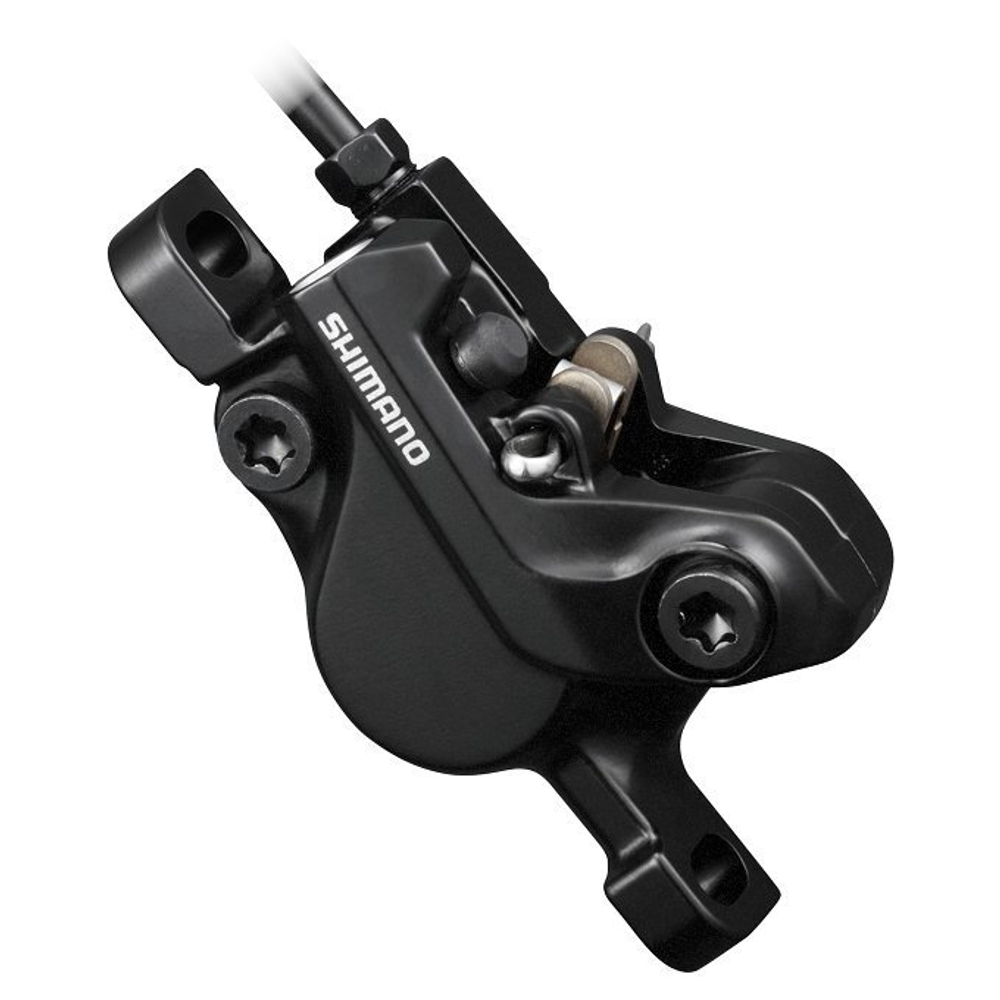 Тормоз дисковый Shimano MT501, BL(лев)/BR-MT500(передн), j-kit, полимерные колодки, 1000мм, черный