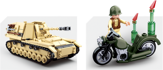 Konstruktor \ Конструктор Большой немецкий танк Слубан