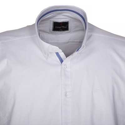 Рубашка однотонная длинный рукав