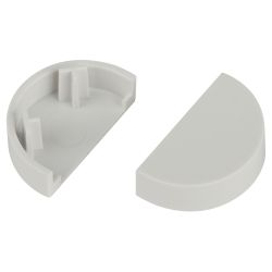 Заглушка ЭРА EC-KK-20-12-FW для полукруглого кабель-канала белая 20х12мм 2шт/комплект