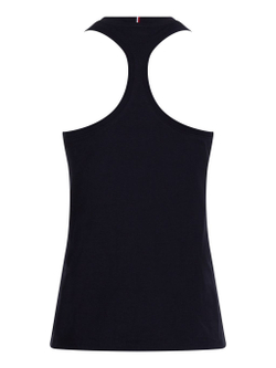 Женский топ теннисный Tommy Hilfiger Regular Tank Top - desert sky