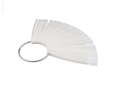 Палитра на кольце BeautyPro Арт.600064 НАТУРАЛЬНАЯ на 50 шт.(КВАДРАТ)